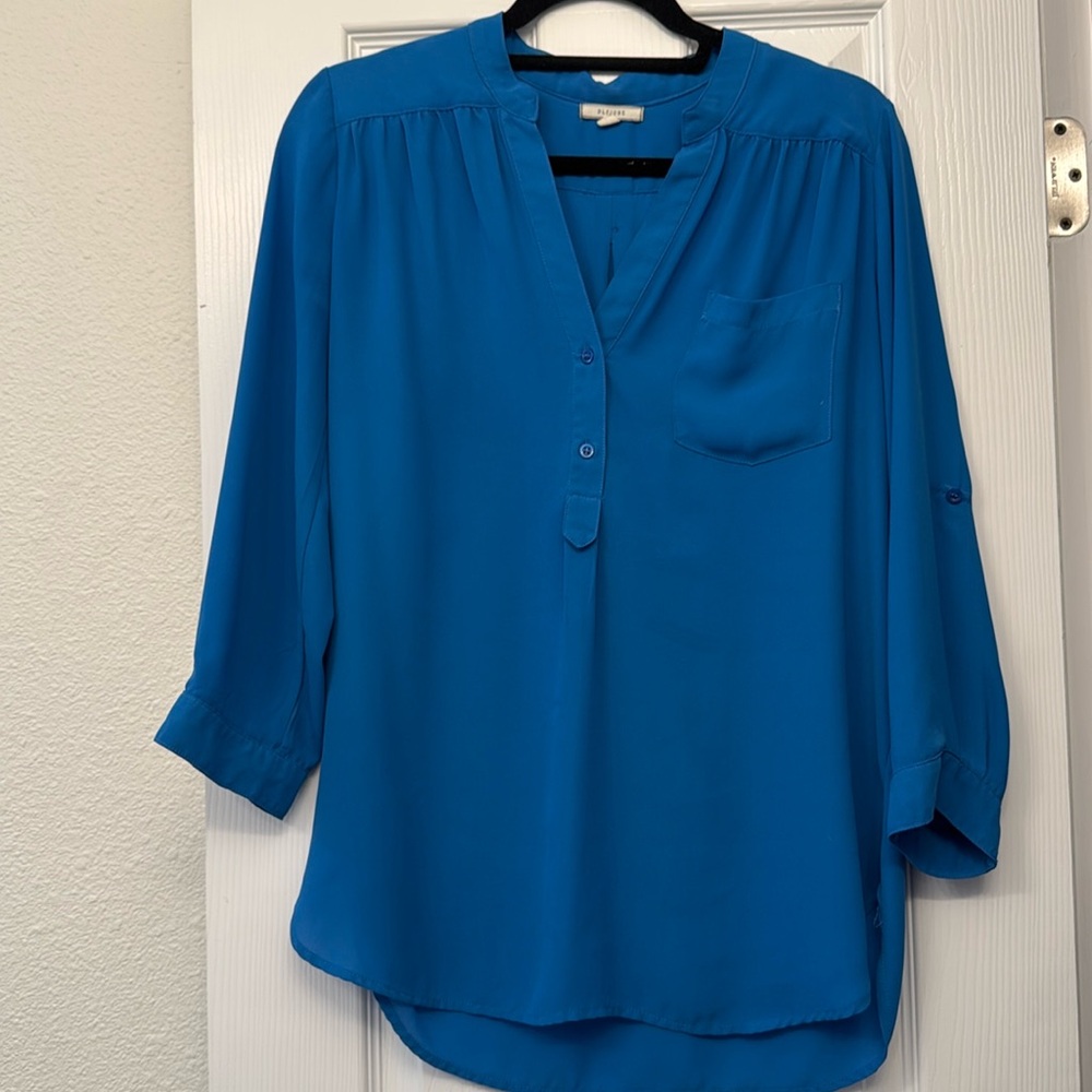 Blue Tunic Style Top